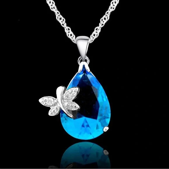 Ocean Blue Butterfly Set - Picture 2 of 3